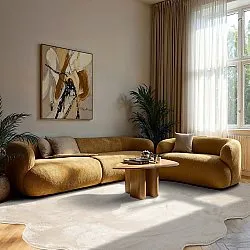 Koberec shaggy vlnitý - Aranga Super Soft Fur (béžový)