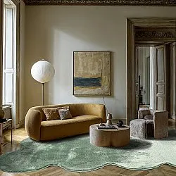 Koberec shaggy vlnitý - Aranga Super Soft Fur (zelený)