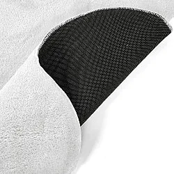 Koberec shaggy vlnitý - Aranga Super Soft Fur (biely)