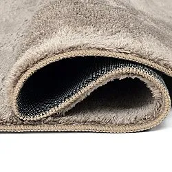 Koberec shaggy oválny - Aranga Super Soft Fur (hnedý)