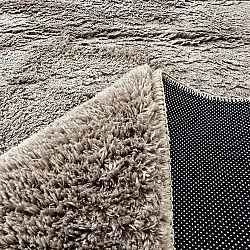 Koberec shaggy oválny - Aranga Super Soft Fur (hnedý)