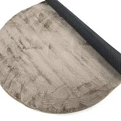 Koberec shaggy oválny - Aranga Super Soft Fur (hnedý)