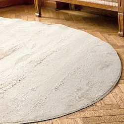 Koberec shaggy oválny - Aranga Super Soft Fur (béžový)