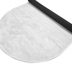 Koberec shaggy oválny - Aranga Super Soft Fur (biely)