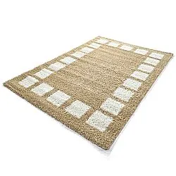 Chlpaté koberce - Asilah (béžová/biela)