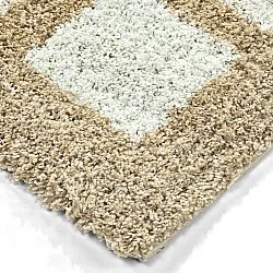 Chlpaté koberce - Asilah (béžová/biela)