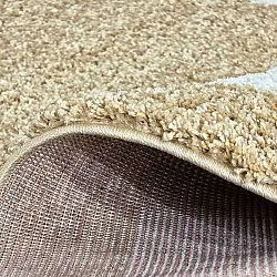 Chlpaté koberce - Asilah (béžová/biela)