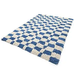 Ryamattor - Atrani Natural Cotton Shaggy (blå)