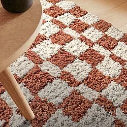 Ryamattor - Atrani Natural Cotton Shaggy (orange)