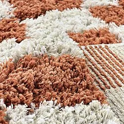 Ryamattor - Atrani Natural Cotton Shaggy (orange)