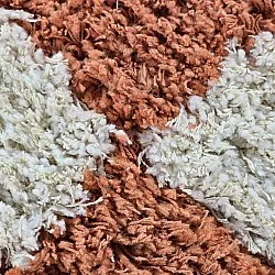 Ryamattor - Atrani Natural Cotton Shaggy (orange)