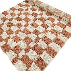 Ryamattor - Atrani Natural Cotton Shaggy (orange)