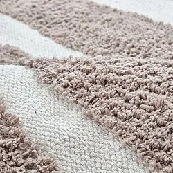 Koberce s dlhým vlasom - Callista Natural Cotton Shaggy (taupe)
