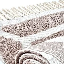 Koberce s dlhým vlasom - Callista Natural Cotton Shaggy (taupe)