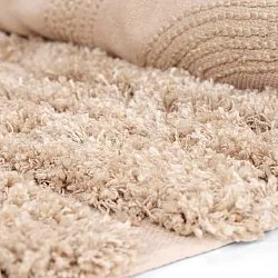 Ryamattor - Cazorla Natural Cotton Shaggy (beige)