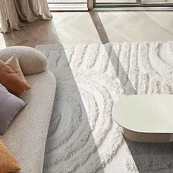 Ryamattor - Cazorla Natural Cotton Shaggy (offwhite)