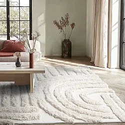 Ryamattor - Cazorla Natural Cotton Shaggy (offwhite)