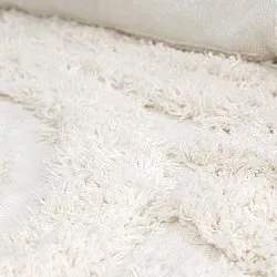 Ryamattor - Cazorla Natural Cotton Shaggy (offwhite)