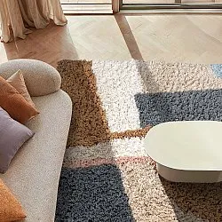 Ryamattor - Cefalu Natural Cotton Shaggy (multi)
