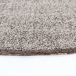 Kolo koberce - Celina Natural Cotton Shaggy (béžová/hnedá)