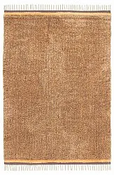 Koberce s dlhým vlasom - Celina Natural Cotton Shaggy (hnedá/oranžová)