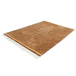 Koberce s dlhým vlasom - Celina Natural Cotton Shaggy (hnedá/oranžová)