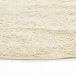 Kolo koberce - Celina Natural Cotton Shaggy (offwhite/beige)