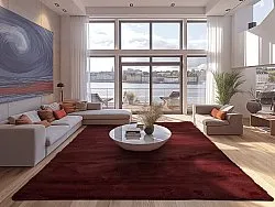 Koberce s chlupatým povrchom - Cloud Super Soft (červená)