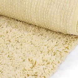 Ryamattor - Combarro Solid Cotton Shaggy (ljusgul)