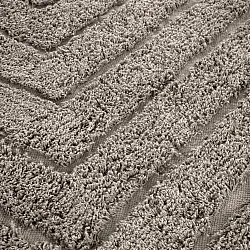 Kolo koberce - Conara Natural Cotton Shaggy (taupe)