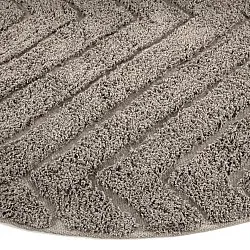 Kolo koberce - Conara Natural Cotton Shaggy (taupe)