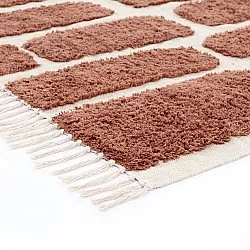 Koberce s dlhým vlasom - Cyrus Natural Cotton Shaggy (hnedý)