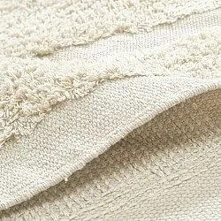 Kolo koberce - Cyrus Natural Cotton Shaggy (offwhite)