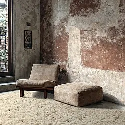 Koberce s dlhým vlasom - Fassale Hand Woven Wool Shaggy (krémový)