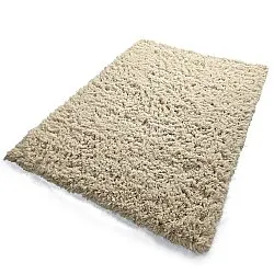 Koberce s dlhým vlasom - Fassale Hand Woven Wool Shaggy (krémový)