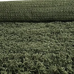 Koberce s dlhým vlasom - Fassale Hand Woven Wool Shaggy (machovo zelený)