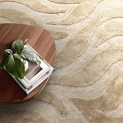 Koberce s dlhým vlasom - Fergana (krémová/bežová)