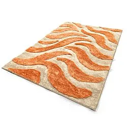 Koberce s dlhým vlasom - Fergana (krémová/oranžová)