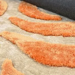 Koberce s dlhým vlasom - Fergana (krémová/oranžová)