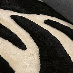 Koberce s dlhým vlasom - Fergana (krémová/čierna)