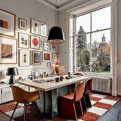 Koberce s dlhým vlasom - Gordes (oranžová/biela)