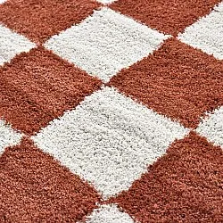 Koberce s dlhým vlasom - Gordes (oranžová/biela)