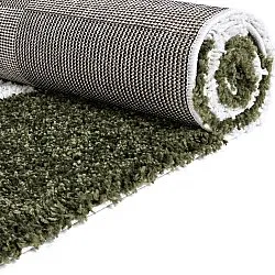 Koberce s dlhým vlasom - Gordes (zelená/biela)