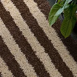 Koberce s dlhým vlasom - Imilchil (béžová/hnedá)