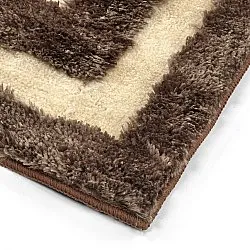 Koberce s dlhým vlasom - Karbala (bežová/hnedá)