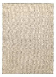 Vlnený koberec - Larkana (béžový/biely)