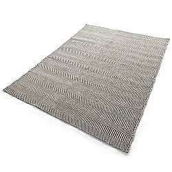 Vlnený koberec - Larkana (hnedá/biela)