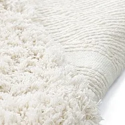 Ryamattor - Lindos Natural Cotton Shaggy (vit)