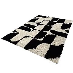 Ryamattor - Marvao Natural Cotton Shaggy (offwhite/svart)