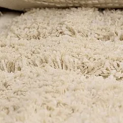 Ryamattor - Otranto Natural Cotton Shaggy (offwhite)